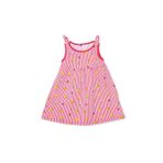 ebebek Hello Baby HelloBaby Kız Bebek Elbise Meyve Baskılı Bisiklet Yaka Strappy