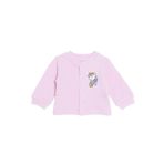 ebebek Hello Baby HelloBaby Kız Bebek Kapitone Hırka Unicorn Baskılı Çıtçıtlı Bisiklet Yaka Uzun Kol