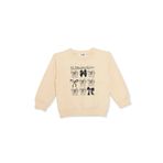 ebebek Hello Baby HelloBaby Kız Bebek Sweatshirt Fiyonk Baskılı Bisiklet Yaka Uzun Kol