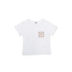 ebebek Hello Baby HelloBaby Kız Bebek Tişört Çiçek Baskılı Bisiklet Yaka Short Sleeve
