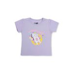 ebebek Hello Baby HelloBaby Kız Bebek Tişört Kiraz Baskılı Bisiklet Yaka Kısa Kol