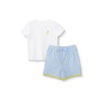 ebebek Hello Baby HelloBaby Kız Bebek Tişört-Şort Meyve Baskılı Bisiklet Yaka Short Sleeve Reçme