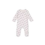 ebebek Hello Baby HelloBaby Kız Bebek Tulum Kiraz Baskılı Fermuarlı Bisiklet Yaka Long Sleeve Patikli