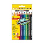 Eberhard Faber 12'li Big Winner Jumbo Kuru Boya Kalemi