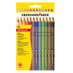 Eberhard Faber 518412 Tri Winner Üçgen 4 mm 12 Renk Kuru Boya