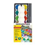 Eberhard Faber 578312 - Winner sulu boya kutusu, değiştirilebilir boya kapları, opak beyaz ve karıştırma paleti, okul, boş zaman ve hobi için