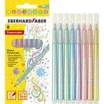 Eberhard Faber Glitter Pastel Simli Keçeli Boya Kalemi Seti 8 Renk