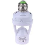 EBG Elektronik E27 Hareket Sensörlü Lamba Tutucu 110-240Volt 60Watt, Ampul Soket Adaptörü PIR, 1144257