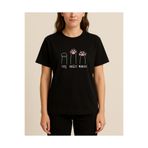 Ebiidesign Tas Kagıt Makas Kedili Tasarım Baskılı T-Shirt