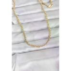 Ebijuteri BKO10951 Cm 14K Gold Renk Halka Zincir Model 60 Cm Kadın Kolye
