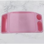 Ebru Home Pratik Laptop Çalışma Hobby Yatak Keyif Tablet Sehpası Çok Amaçlı Ders Çalışma Masası - 59 - Pembe