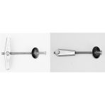 Ebru Metal Alçıpan Paraşüt Dübel Vidalı - 8 cm - 2 Adet