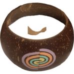 Ebru Sayer Art & Design Hindistan Cevizi Kasede Soya & Hindistan Cevizi Mumu - Karma - Beyaz - 1 Adet