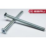 Ebru YHB Göbek Kilit, Barel Vidası M5x65 - 10 Adet