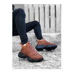 EBRUS TREND ET0401 Bağcıksız Rahat Yüksek Taban Taba Erkek Spor Yarım Bilek Bot