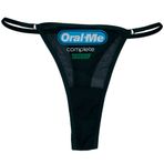 Ebsem ORAL ME Seksi Şeffaf Transparan İçini Gösteren Hipster Bikini Kadın Komik İç Çamaşırı Külot İç Çamaşırı Tanga, Koyu Yeşil, One Size