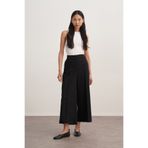 EBU Prive Kadın Gabardin Culotte Pantolon Siyah