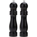 Ebulduk Ahşap Baharat Tuz Öğütücü Değirmen Tuzluk Baharatlık 20 cm 2'li Set