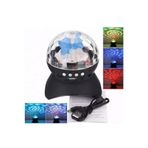 ebuuconcept LED Disko Işık Bluetooth Hoparlör – Renkli Dönen Gece Lambası Projektör | USB – TF Kart – AUX Destek