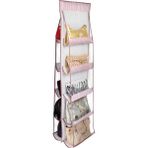 EC Shop Alas(2 Adet) Çanta Düzenleyici Çanta Askılığı 10 Lu Dolap Içi Düzenleyici 37*125 cm