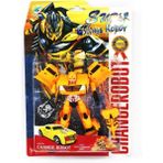 EC Shop Beyaz Kuş Oyuncak Transformers Arabaya Dönüşen Robot Oyuncak