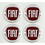 EC Shop Bselektronik Fiat Jant Göbeği Göbek Arması Sticker 4'lü Set 60MM Fiat Jant - Standart - Mor