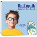 EC Shop Kurtsan Medikal Roll Optik Kapatıcı Desenli Çoçuk Göz Bandı 50 Li