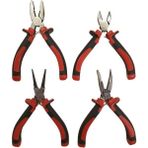 EC Shop Makroyapimarket 4 Lü Mini Pense Yankeski Eğri Kargaburun Segman Seti Gravür
