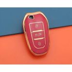 EC Shop Şenyıldız Aksesuar Citroen C3 C4 Elysee C5 Aircross Anahtar Kılıfı Sustasız Model