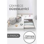 EC Shop Smyak Alas 2' Li 4'lü Çok Amaçlı Dolap Içi ve Çekmece Içi Düzenleyici Organizer Kutu Seti 4.9 13