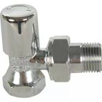Eca 1/2'' Köşe Radyatör Vanası Valf Krom 602120280