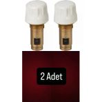 Eca CNK Termostatik Radyatör Petek Vanası Ventili 41.3mm 2'Lİ (Kompakt Tip Panel Radyatörler İçin)