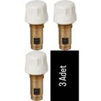 Eca CNK Termostatik Radyatör Petek Vanası Ventili 41.3mm 3'LÜ (Kompakt Tip Panel Radyatörler İçin)