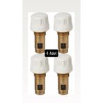 Eca CNK Termostatik Radyatör Petek Vanası Ventili 41.3mm 4'LÜ (Kompakt Tip Panel Radyatörler İçin)