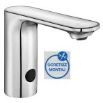Eca Compact Krom Fotoselli Lavabo Musluğu Pilli 108108038