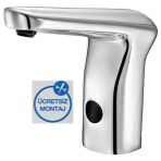 Eca Krom Fotoselli Lavabo Musluğu Elektrikli 108108048 Tek Su Gir
