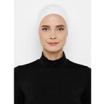 Ecardin 85511 Dikişsiz Bone -Beyaz