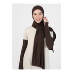 Ecardin Pro Scarfs Spor Mikro Şal / Spor Mikro Kolluk Set - ST097 Açık Kahve