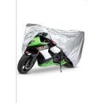 Ecarteks Kral Motor KR-23 Lima 3000 Su Geçirmez Motosiklet Brandası Koruyucu 4 Mevsim Koruma Gri