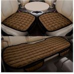 Ecarteks Seat Favorit Kahverengi Soft Sıvı Geçirmez Oto Koltuk Minderi