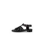 Ecco Sculpted Alba 25 Kadın Siyah Deri Sandalet