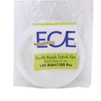 Ece 21 cm 100'lü Plastik Tabak