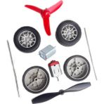 Ece 46Mm Tekerlek 4 Adet Pervane 2 Adet Motor 2 Adet Mil 2 Adet Set
