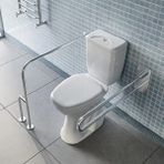 Ece Banyo Bedensel Engelli Kullanımına Uygun Alttan Çıkışlı Takım Klozet Seti 10EGS1001 - Beyaz