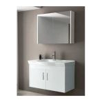 Ece Banyo Beyaz Gama 90 cm Banyo Dolabı