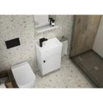Ece Banyo City 45X25 cm Mini Banyo Dolabı Seti - Beyaz