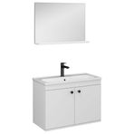 Ece Banyo Ece City 80 Banyo Dolabı Seti Beyaz