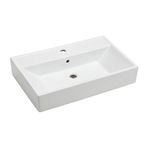 Ece Banyo - Sekura Desing Tezgah Üstü Lavabo 70 cm Beyaz - 7728