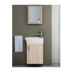 Ece Banyo Sonoma Meşe Slim Smart 45x28 cm Banyo Dolabı