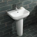 Ece Banyo Takım Lavabo Kare Form ve Tam Ayak